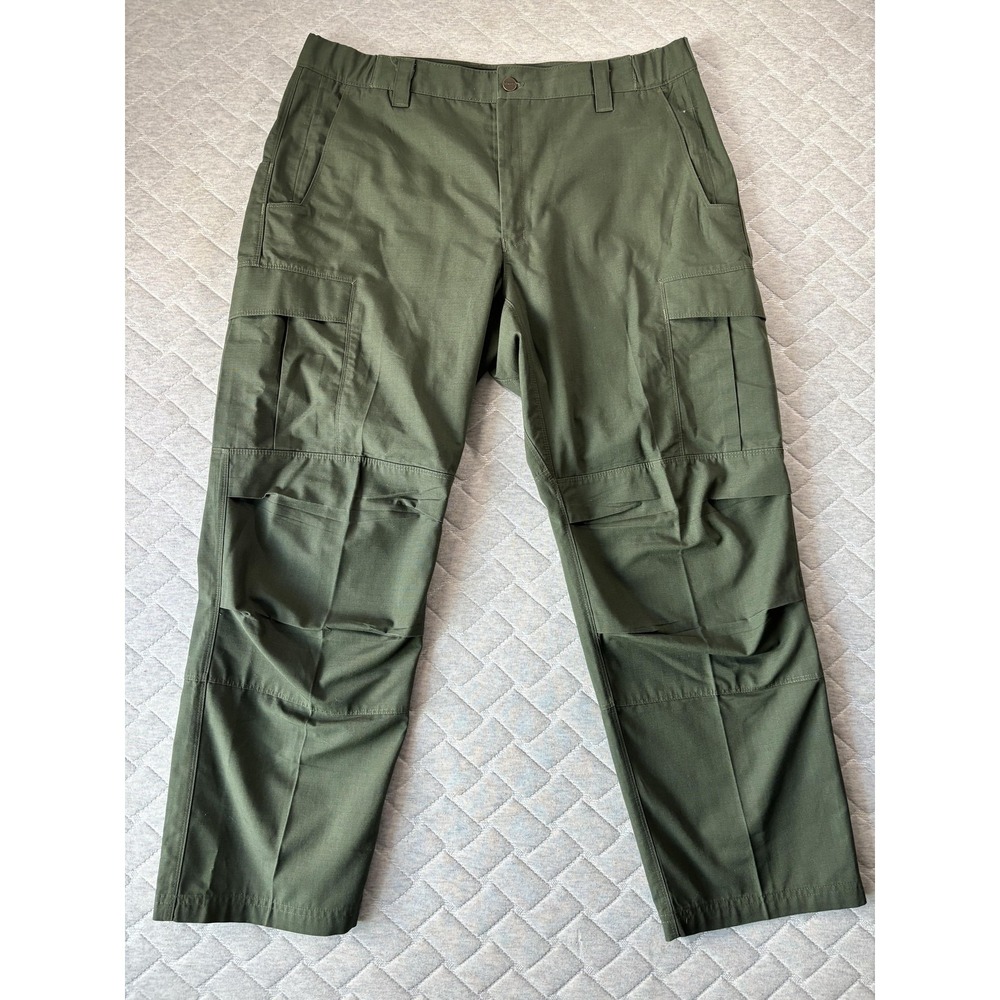 Vertx Pants Mens 38x30 Green Tactical Cargo Ripstop Workwear Utility Hiking